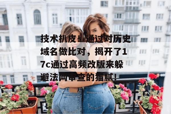 技术扒皮！通过对历史域名做比对，揭开了17c通过高频改版来躲避法网审查的猫腻！